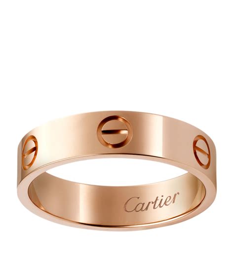 cartier love ring rose gold